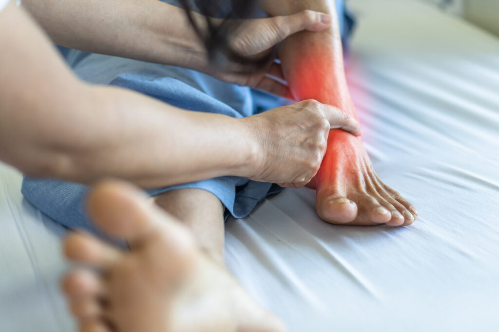 Ankle pain from a personal injury accident
