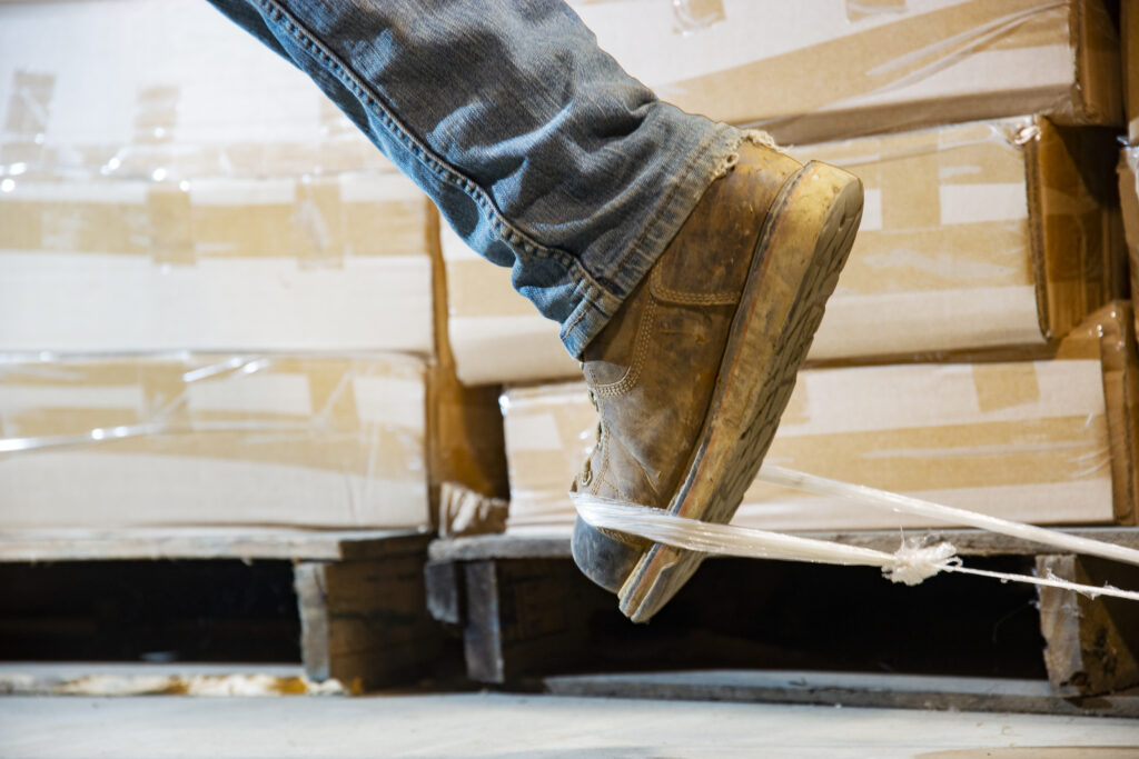 tripping on the job, workers compensation injury